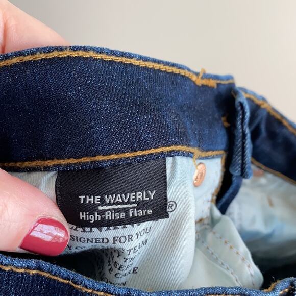 Blank NYC The Waverly High Rise Flare Dark Wash Jean 27 - Picture 6 of 11